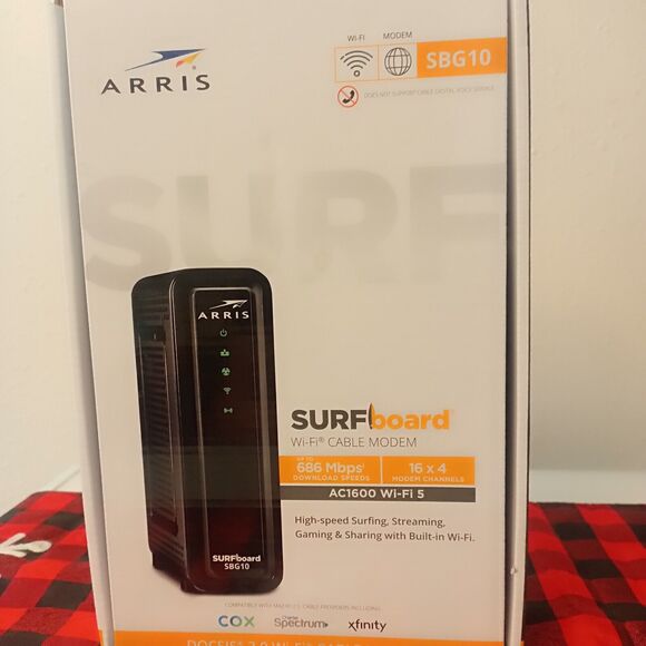 Arris Surfboard Wifi Cable Modem SBG 10 - Picture 1 of 4